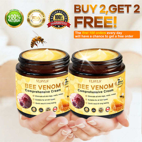 VLSVLS® Bee Venom Comprehensive Cream ✈️LAST DAY 80% OFF (Sagging Skin, Fine Lines, Loss of Firmness, Flat Bust, Drooping Hips, and More)