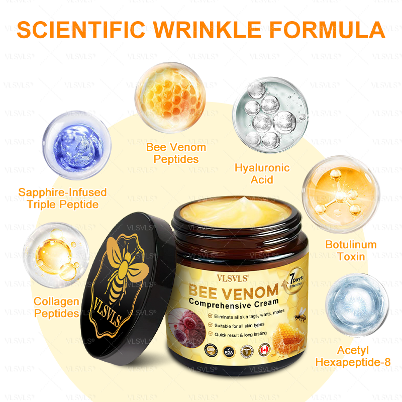 VLSVLS® Bee Venom Comprehensive Cream ✈️LAST DAY 80% OFF (Sagging Skin, Fine Lines, Loss of Firmness, Flat Bust, Drooping Hips, and More)
