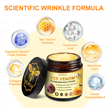 VLSVLS® Bee Venom Comprehensive Cream ✈️LAST DAY 80% OFF (Sagging Skin, Fine Lines, Loss of Firmness, Flat Bust, Drooping Hips, and More)
